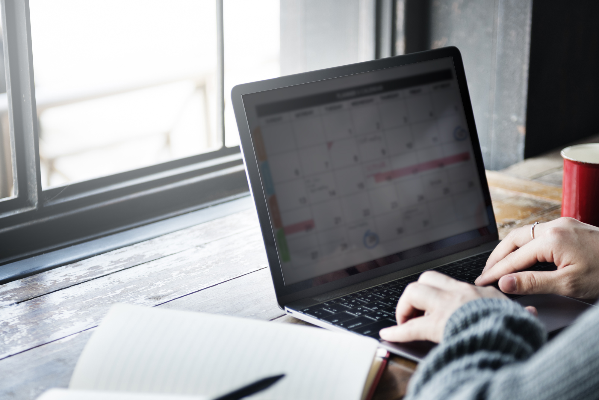 Calendar on computer